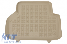 Floor Mat Rubber Beige suitable for AUDI A4 B9 (2015-) A5 F5 Sportback (2016-)-image-6027004