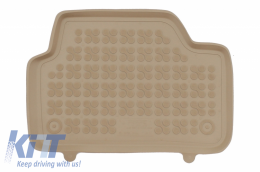 Floor Mat Rubber Beige suitable for BMW Series 1 E87 (2004-2011) F20 (2011-08.2014) F20 LCI (2015-06.2019)-image-6047856