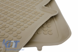 Floor mat Rubber Beige suitable for HYUNDAI Santa Fe 2007-2012-image-6040716