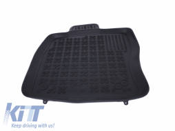 Floor Mat Rubber Black suitable for AUDI A3 8V Sportback Sedan (2013-) S3 8V (2013-) VW Golf 7 (2012-)-image-5999458