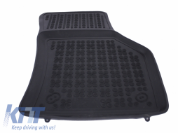 Floor Mat Rubber Black suitable for AUDI A3 8V Sportback Sedan (2013-) S3 8V (2013-) VW Golf 7 (2012-)-image-5999459