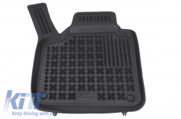 Floor Mat Rubber Black suitable for AUDI A3 S3 8P 8P1 Hatchback 8PA Sportback 8P7 Cabriolet (2003-2013)-image-6013021