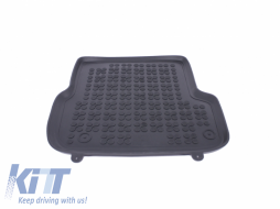 Floor mat Rubber Black suitable for AUDI A6 4F C6 (2008-2011)-image-5999636