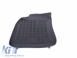 Floor mat Rubber Black suitable for AUDI A6 4F C6 (2008-2011)-image-5999637