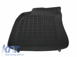 Floor Mat Rubber Black suitable for AUDI A6 C6 4F Sedan Avant Pre Facelift (2004-2008) A6 C6 Allroad Quattro (2006-2011)-image-5999468