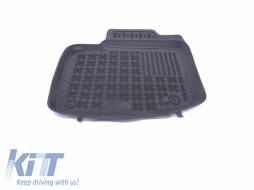 Floor mat Rubber Black suitable for HONDA Civic Hatchback 2012+, Civic Wagon 2014+-image-5999779