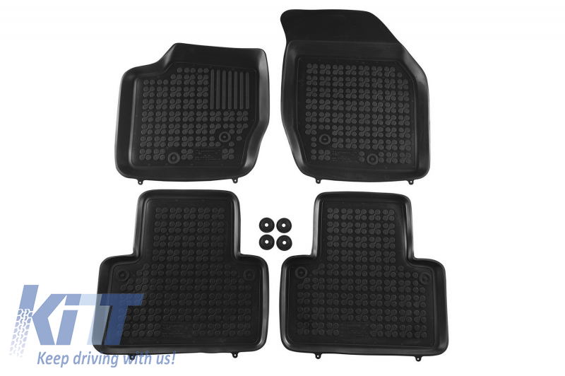 Floor mat -2014) I XC90 for Volvo (2002 Rubber suitable Black
