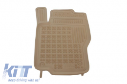 Floor mat Rubber suitable for MERCEDES M-Class W164 (2005-2011) Beige-image-6004241