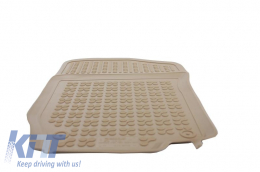 Floor mat Rubber suitable for MERCEDES M-Class W164 (2005-2011) Beige-image-6004244