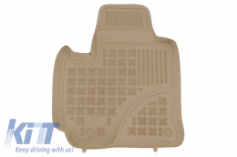 Floor Mats Rubber Beige suitable for Toyota RAV4 II Facelift (2003-2005) 5 Doors-image-6047874