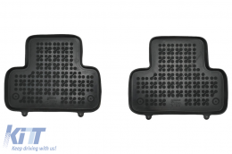 Floor Mats Rubber Black suitable for Land Rover Range Rover Evoque I L538 (2011-2014) L538 Facelift (2014-2018)-image-6084058