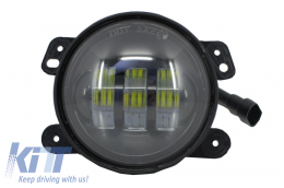 Fog Lights 4 Inch Full LED suitable for Jeep Wrangler JK TJ LJ (2007-2017)-image-6022591