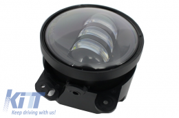 Fog Lights 4 Inch Full LED suitable for Jeep Wrangler JK TJ LJ (2007-2017)-image-6022593