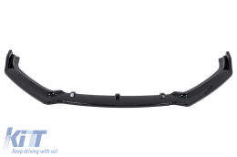 Frente Lip Spoiler Extensión para VW Polo 6R 6C Facelift 09-17 Negro brillante-image-6070922