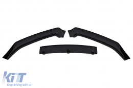 Frente Lip Spoiler Extensión para VW Polo 6R 6C Facelift 09-17 Negro brillante-image-6070928