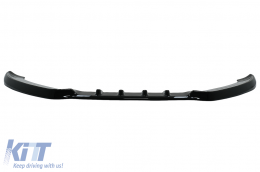 Front Bumper Add-On Spoiler Lip suitable for Audi A5 8T (2007-2011) Black-image-6095840