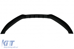 Front Bumper Add-On Spoiler Lip suitable for Audi A5 8T (2007-2011) Black-image-6095843