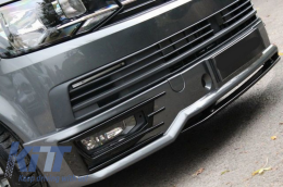 Front Bumper Add-on Spoiler suitable for VW Transporter T6 (2015-) Sportline Design-image-6050884