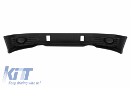 Front Bumper Add-on Spoiler with LED DRL suitable for VW Transporter Multivan Caravelle T5 T5.1 Facelift (2010-2015) and Badgeless Front Debadged Grille Sportline Design-image-6051934