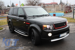 Front Bumper and Front Grilles Assembly Black Red Edition suitable for Land Range Rover Sport L320 (2009-2013) Autobiography Design-image-6044761