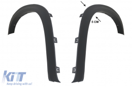 Front Bumper and Wheel Arches Fender Flares suitable for BMW X5 E70 (2007-2013) X5M M-Design-image-6023720