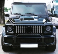 Front Bumper Assembly suitable for Mercedes G-Class W463 (1989-2012) with Grille G63 GT-R Panamericana Design-image-6038659