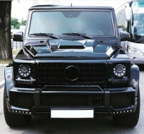 Front Bumper Assembly suitable for Mercedes G-Class W463 (1989-2012) with Grille G63 GT-R Panamericana Design-image-6038989