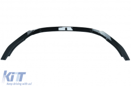 Front Bumper Lip Extension Spoiler suitable for VW Golf VI 6 MK6 (2009-2013) GTI Design Piano Black-image-6072154