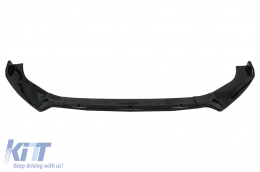 Front Bumper Lip Extension Spoiler with Rear Bumper Extension Splitter suitable for VW Golf 7.5 GTI (2017-2020) Black-image-6086992