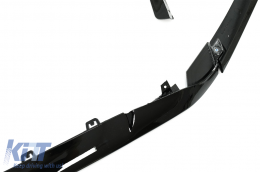 Front Bumper Lip Extension suitable for Mercedes A-Class A45 W177 V177 (2018-up) A45S Design Piano Black-image-6084789