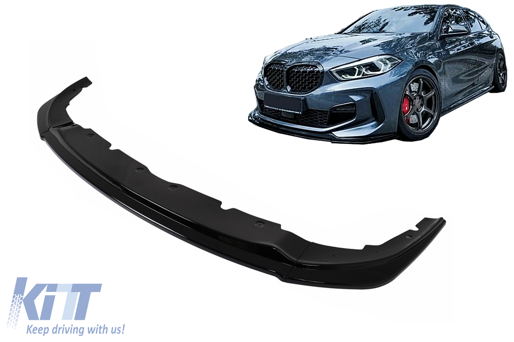 Front Bumper Lip Spoiler Suitable For BMW 1 Series F40 M Sport 2019 Up