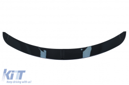 Front Bumper Lip Spoiler suitable for BMW 3 Series E90 E91 LCI M-Tech (2008-2011) Limo Touring Piano Black-image-6100537