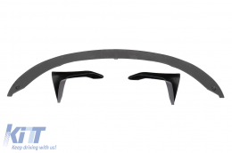 Front Bumper Lip Spoiler suitable for BMW F80 M3 Sedan F82 M4 Coupe F83 M4 Cabrio (2014-2019) Piano Black-image-6083685