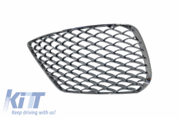 Front Bumper Lower Grille Assembly suitable for Mercedes S-Class W222 (2013-2017) S63 Design Chrome-image-6054014