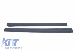 Front Bumper Side Skirts suitable for Mercedes C-Class W204 (2007-2012) C63 Design Without Fog Ligts-image-6041022