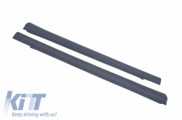 Front Bumper Side Skirts suitable for Mercedes C-Class W204 (2007-2012) C63 Design Without Fog Ligts-image-6041023