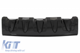 Front Bumper Skid Plate Protection suitable for Dacia Duster 4x4 / 4x2 (2010-2017) Piano Black-image-6052817