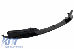 Front Bumper Spoiler and Air Diffuser suitable for BMW 3 Series F30 F31 (2011-up) M-Sport Design Shiny Black-image-6031335