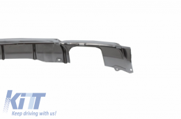 Front Bumper Spoiler and Air Diffuser suitable for BMW 3 Series F30 F31 (2011-up) M-Sport Design Shiny Black-image-6031343