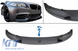 Front Bumper Spoiler Lip Carbon Coating suitable for BMW 5 Series F10 F11 (2011-2017) Sedan Touring M-Performance Design-image-6026186