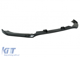 Front Bumper Spoiler Lip suitable for Audi A6 C7 4G RS6 (2011-2018) Real Carbon Add-On-image-6040979