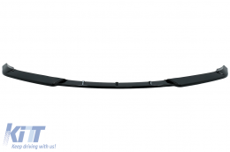 Front Bumper Spoiler Lip suitable for BMW 3 Series E46 Sedan Touring (1998-2004) Standard Piano Black Add On - FBSBME46PB