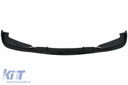 Front Bumper Spoiler Lip suitable for BMW 3 Series E46 M3 Sedan Touring (1998-2004) Piano Black Add On-image-6093627