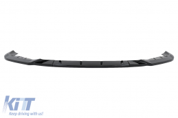 Front Bumper Spoiler Lip suitable for BMW 5 Series G30 G31 LCI (07.2020-up) M Sport Design Piano Black-image-6100939