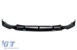 Front Bumper Spoiler Lip suitable for BMW X3 G01 X4 G02 (2018-2020) M Sport Design Piano Black-image-6083229