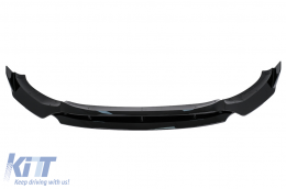 Front Bumper Spoiler Lip suitable for BMW X3 G01 X4 G02 (2018-2020) M Sport Design Piano Black-image-6083231