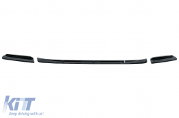 Front Bumper Spoiler Lip suitable for BMW X3M G01 X4M G02 (2018-2020) M Sport Piano Black-image-6088345