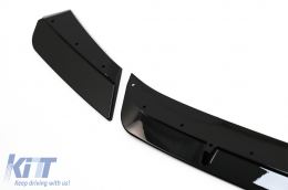 Front Bumper Spoiler Lip suitable for BMW X3M G01 X4M G02 (2018-2020) M Sport Piano Black-image-6088348