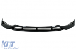 Front Bumper Spoiler Lip suitable for BMW X4 G02 X4M M Sport (2018-Up) Piano Black-image-6083702