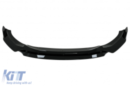 Front Bumper Spoiler Lip suitable for BMW X4 G02 X4M M Sport (2018-Up) Piano Black-image-6083703